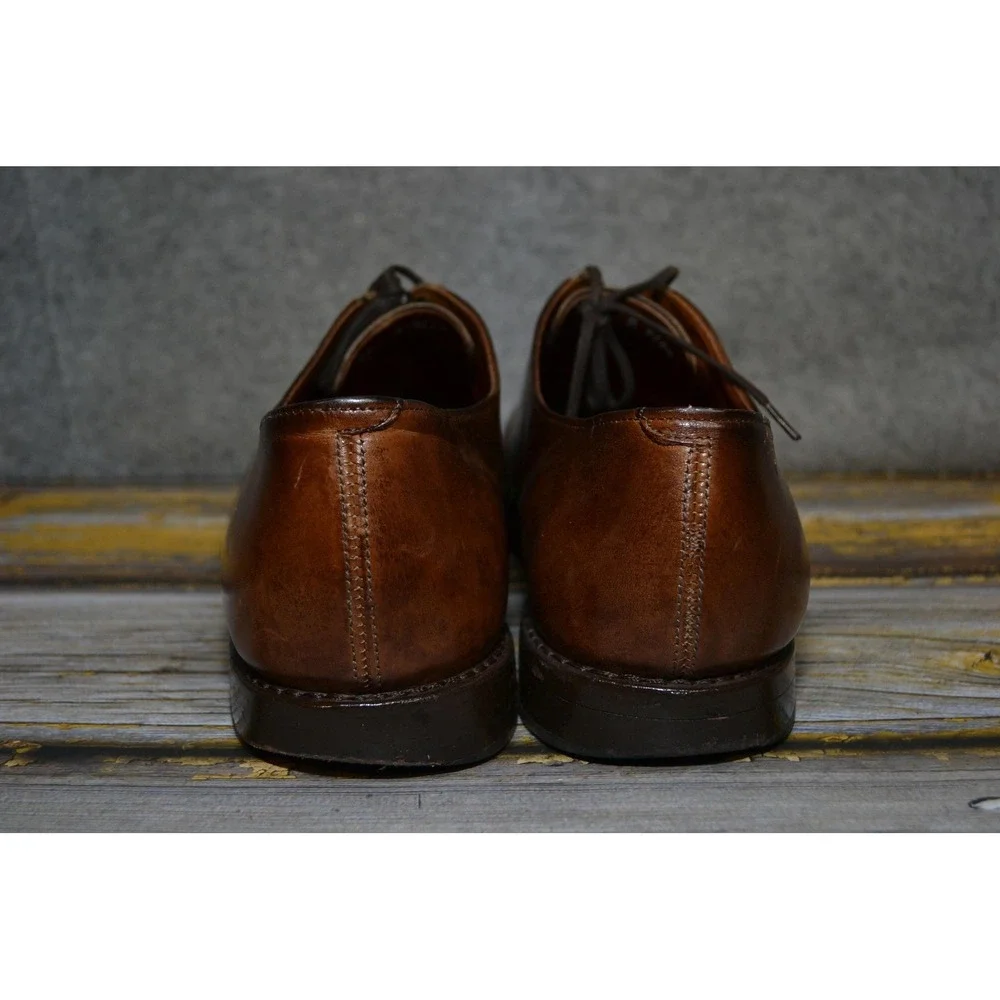 Allen Edmonds Mackenzie Shoes Mens 13 B Brown Leather Cap Toe Oxford Dress USA
